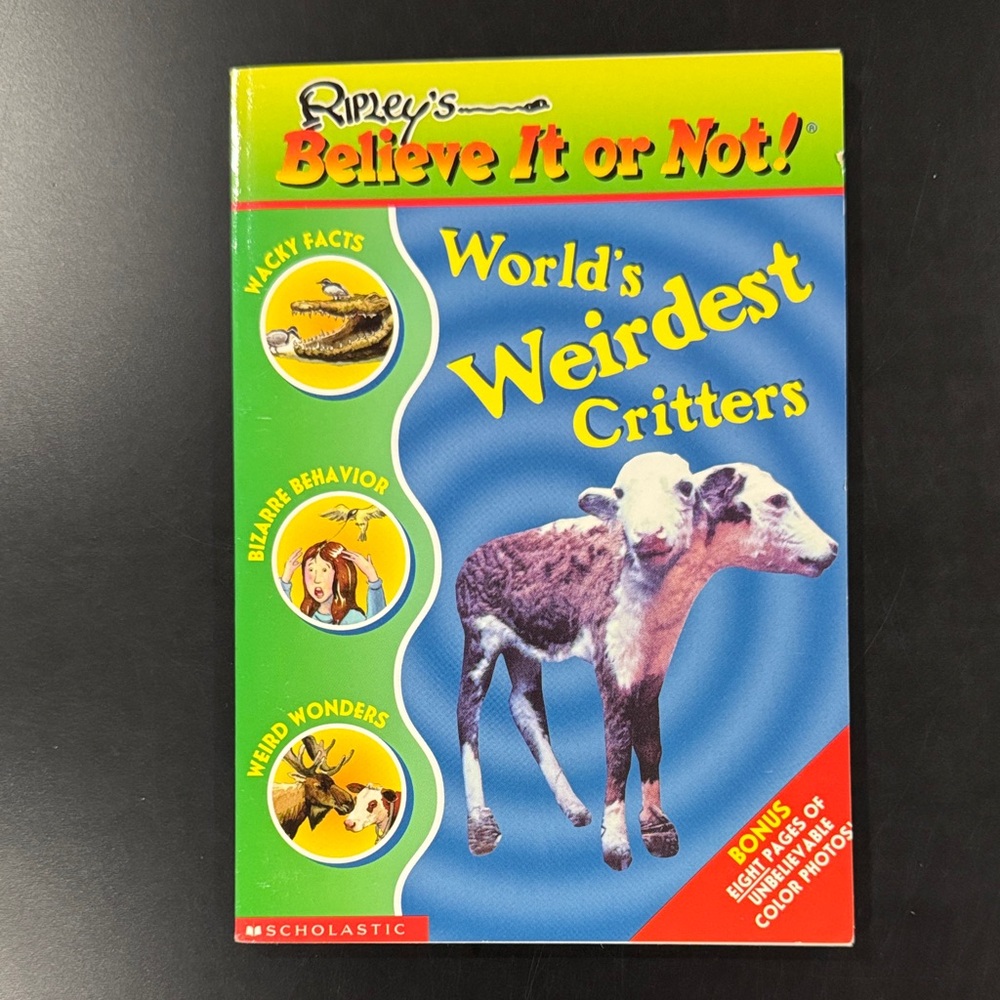 Ripley’s Believe It or Not!: World’s Weirdest Critters - Vintage Softcover Book